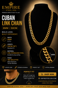 Cuban Link Chain – 8MM | 50CM (19")