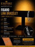 Figaro Link Bracelet – 6MM | 19CM (7.5")