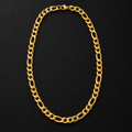 Figaro Link Chain – 8MM | 50CM (19.7”) | 316L Stainless Steel – 18K Gold PVD