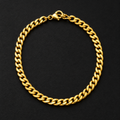 Cuban Link Bracelet – 4MM | 19CM (7.5”) | 316L Stainless Steel – 18K Gold PVD