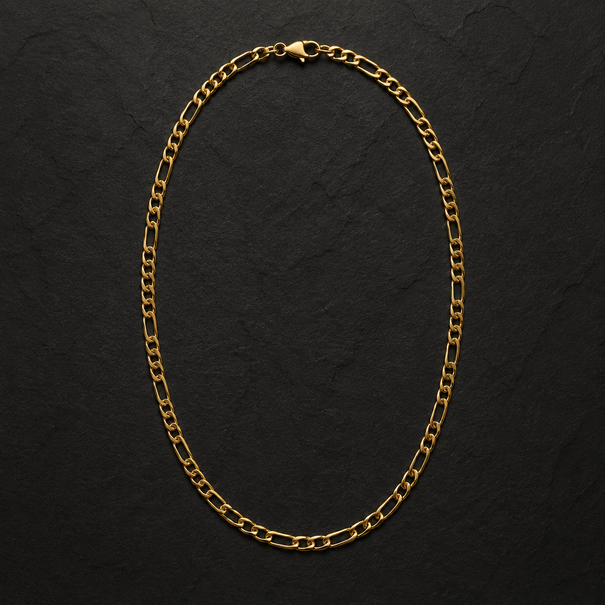Figaro Link Chain – 5MM | 24” (60CM) | 316L Stainless Steel