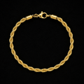 Rope Link Bracelet – 4MM | 7.5" (19CM) 316L Stainless Steel