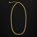 Cuban Link Chain – 4MM | 15"+ 2" (38CM +5CM) 316L Stainless Steel - Gold