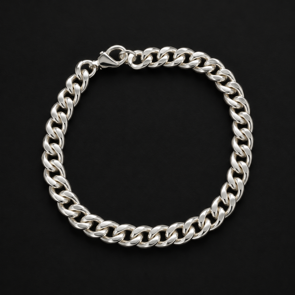 Cuban Link Bracelet – 6MM | 7.5" (19CM) 316L Stainless Steel - Silver