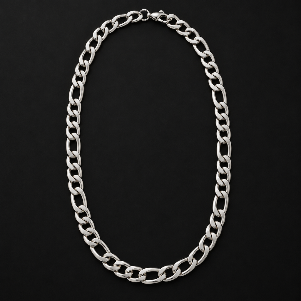 Cuban Link Chain – 10MM | 19.7" (50CM) I 316L Stainless Steel - Silver
