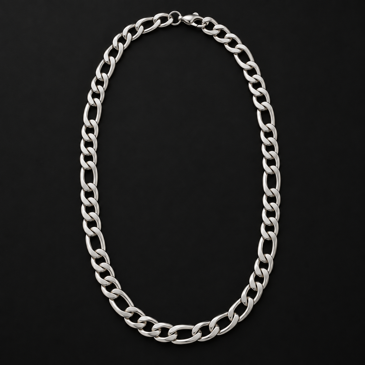 Cuban Link Chain – 10MM | 19.7" (50CM) I 316L Stainless Steel - Silver