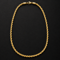 Rope Link Chain Necklace – 4MM | 50CM (7.5")